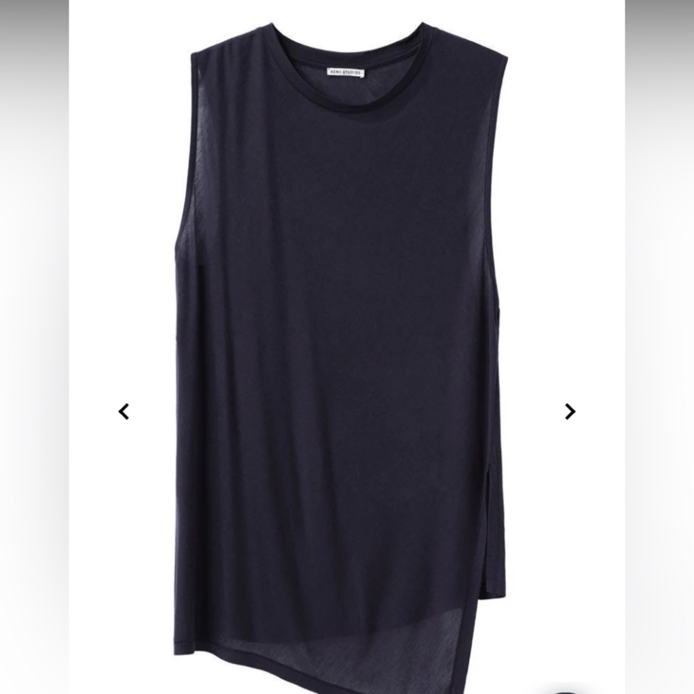Acne Studios Chance Ten tank black size XS
